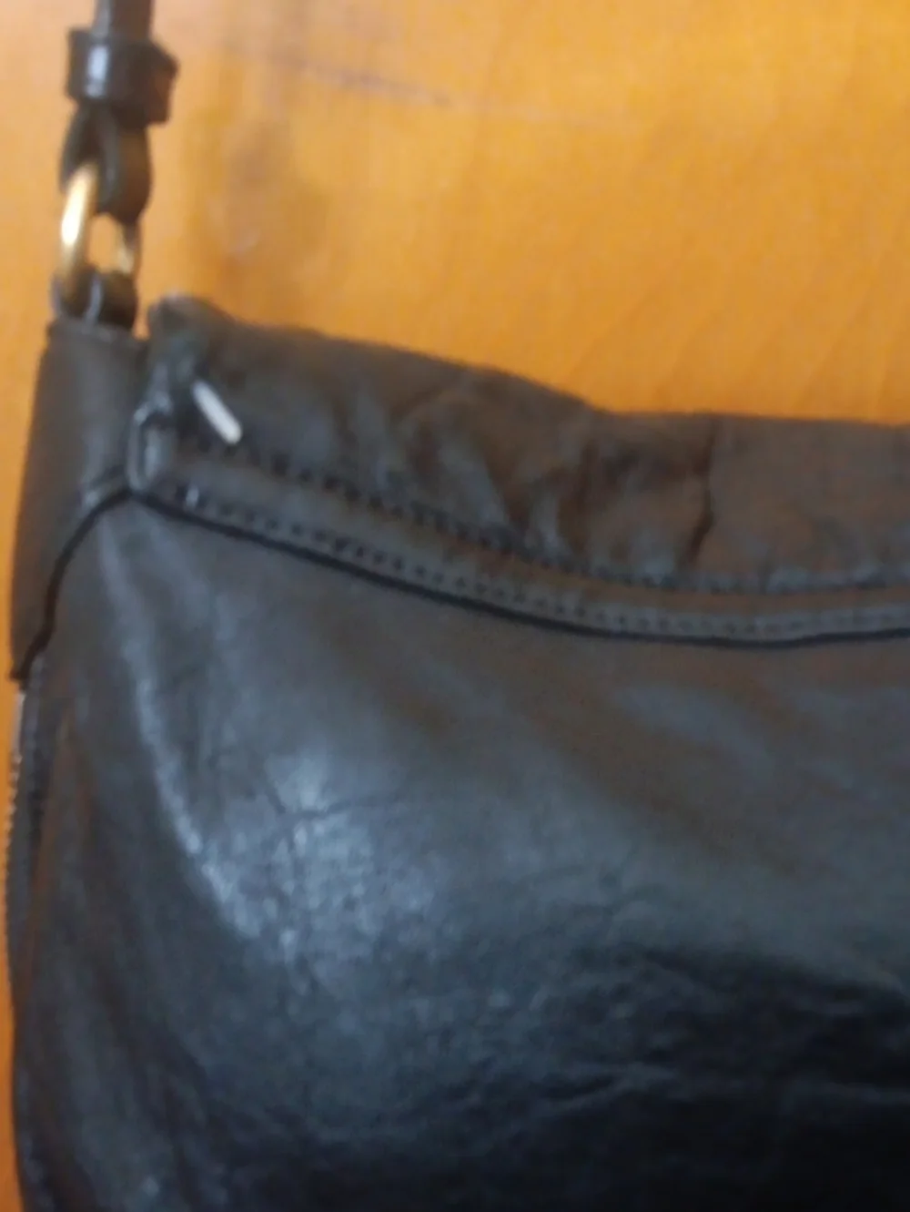 Marc by Marc Jacobs Black Women's Shoulder/Crossbody Bag with Metal Logo Plate